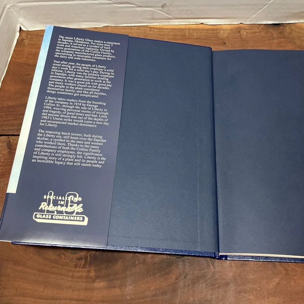 Liberty Rebecca Dixon 2014 Reflections Oklahoma Glass Company History Hardcover